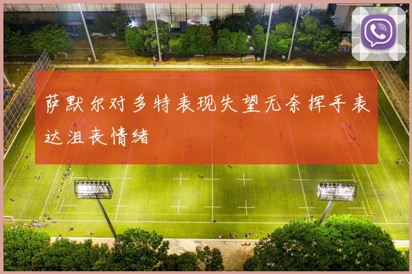 萨默尔对多特表现失望无奈挥手表达沮丧情绪